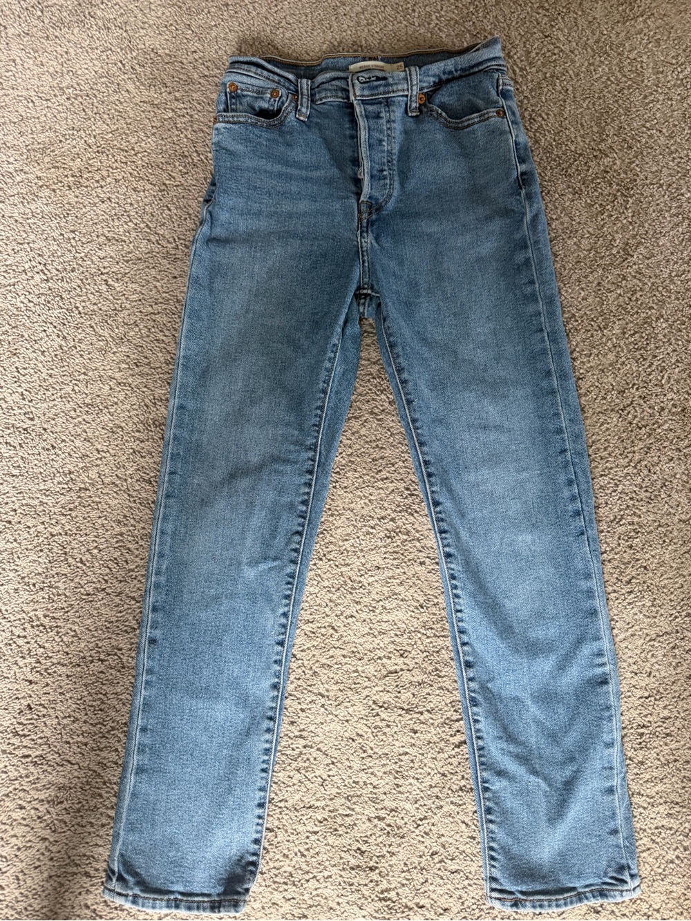 Levis wedgie straight jeans size 0 (25)